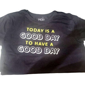 Kids Modern Lux Graphic T-Shirt, LARGE "TODAY IS A GOOD DAY TO HAVE A GOOD DAY"